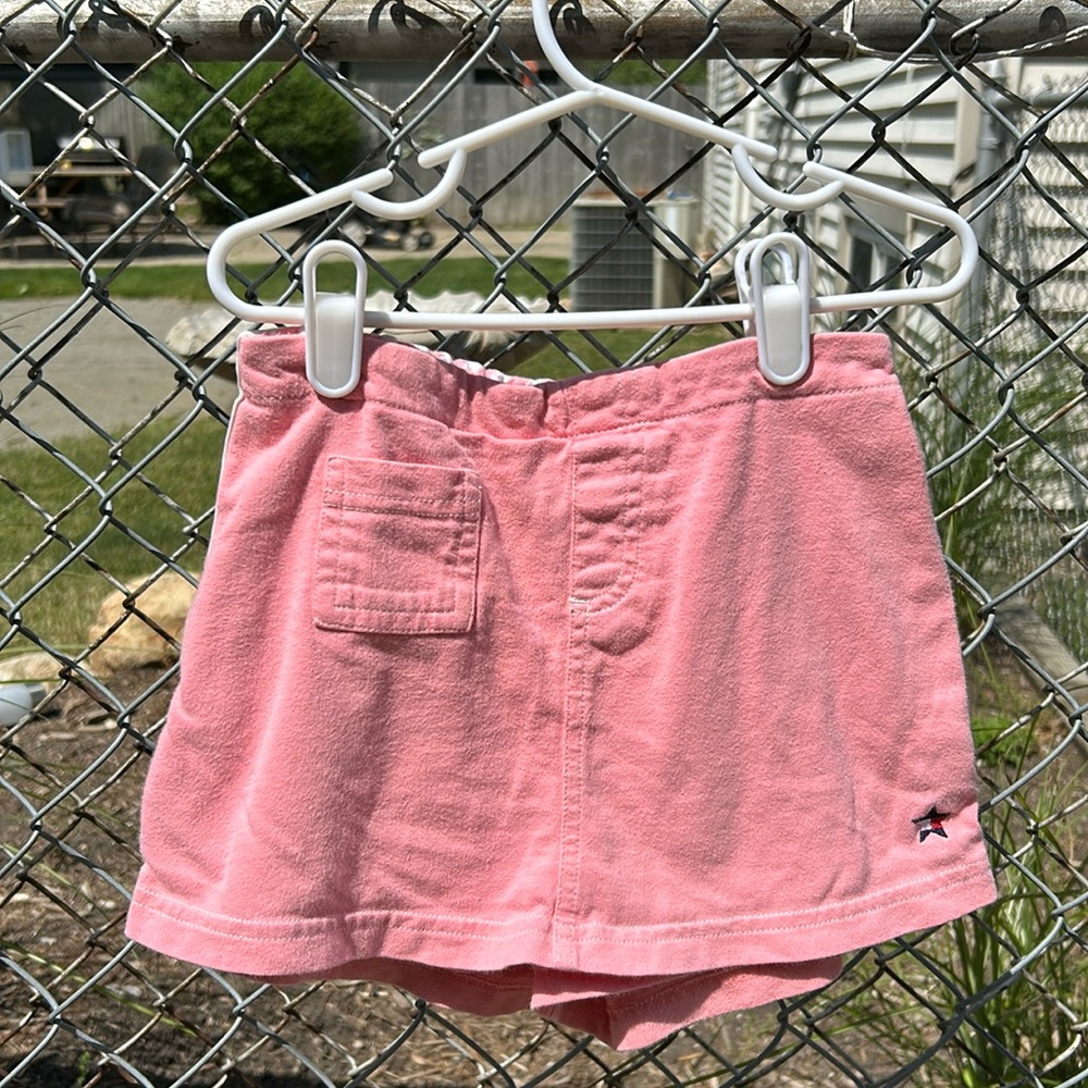 Tommy Hilfiger peach pocket skort girls summer style tennis skirt with short
